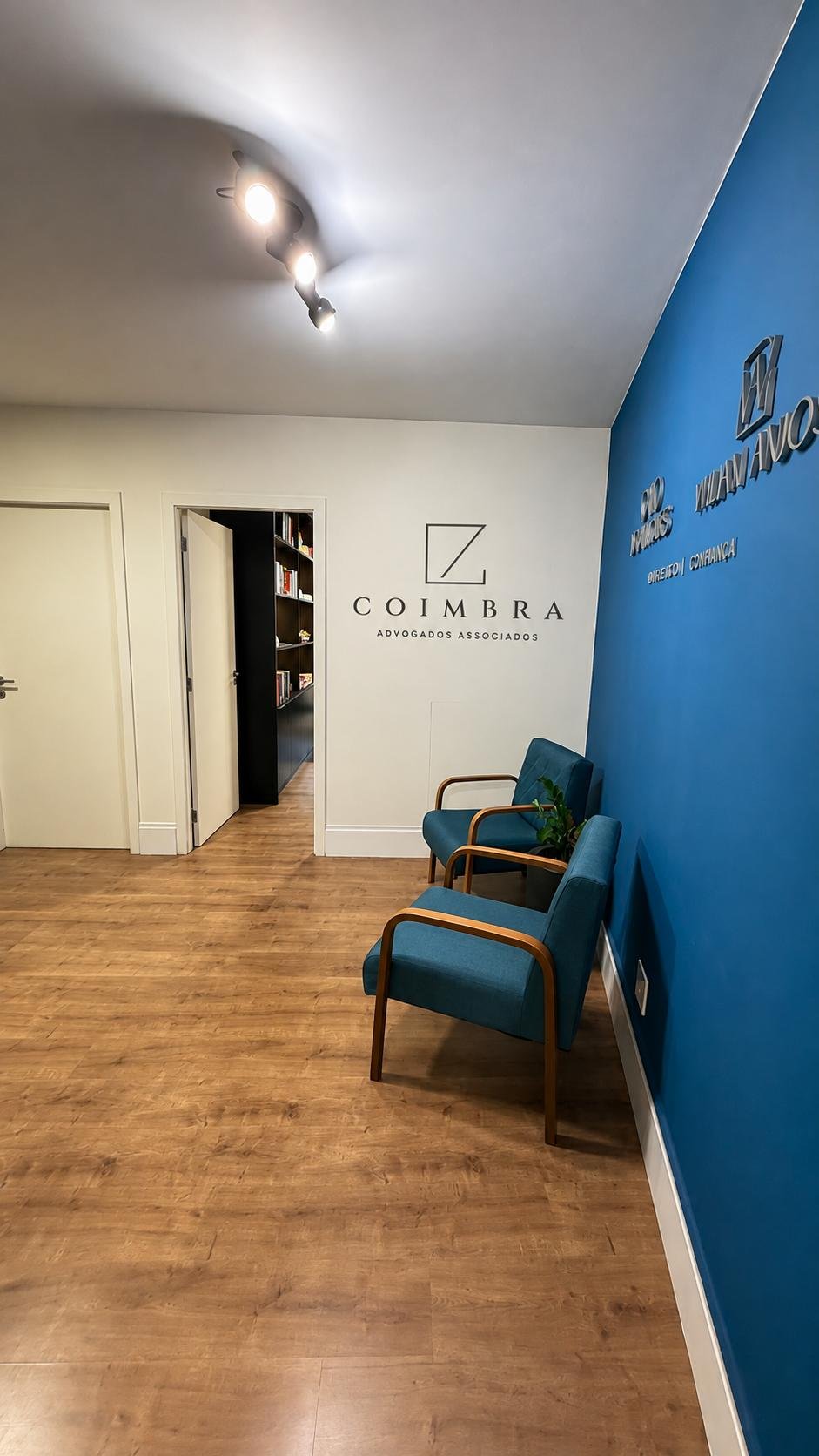 Recepção do escritório Coimbra Advogados Associados